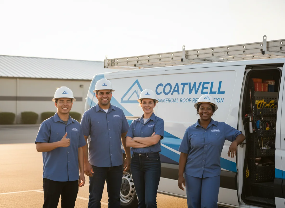 Commercial roof coating company in Elm Grove, WI